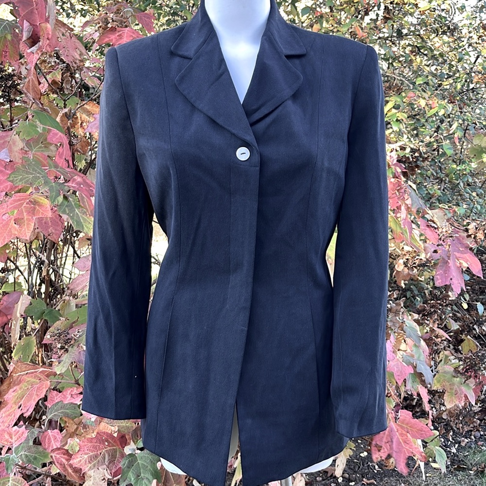 Vintage Silk Land unique blazer 10-12
